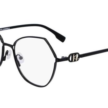 Karl Lagerfeld KL343 001 ONE SIZE (56) Fekete Férfi Dioptriás szemüvegek kép