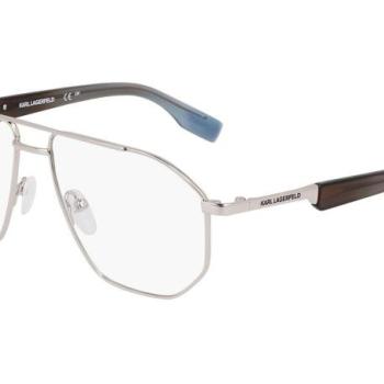 Karl Lagerfeld KL353 041 ONE SIZE (56) Ezüst Unisex Dioptriás szemüvegek kép