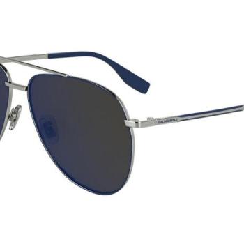 Karl Lagerfeld KL360S 040 ONE SIZE (59) Ezüst Unisex Napszemüvegek kép