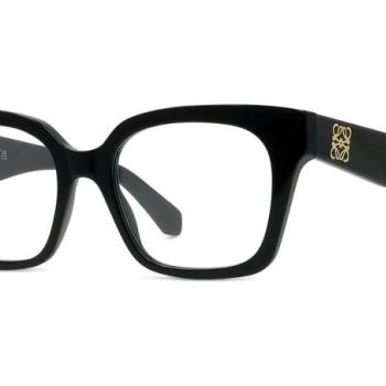 Loewe Anagram Anagram Black Geometric Eyeglasses ONE SIZE (51) Fekete Unisex Dioptriás szemüvegek kép
