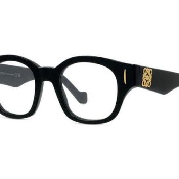 Loewe Anagram Black Geometric Eyeglasses ONE SIZE (47) Fekete Férfi Dioptriás szemüvegek kép