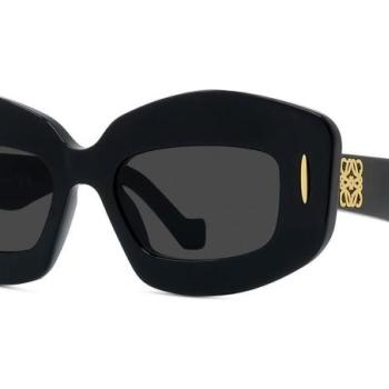 Loewe Anagram Black Rectangular Sunglasses ONE SIZE (49) Fekete Férfi Napszemüvegek kép