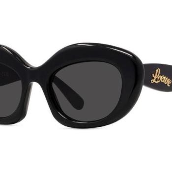 Loewe Curvy Black Cat Eye Sunglasses ONE SIZE (51) Fekete Férfi Napszemüvegek kép