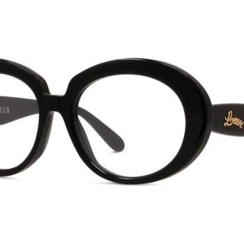 Loewe Curvy Black Oval Eyeglasses ONE SIZE (53) Fekete Férfi Dioptriás szemüvegek kép