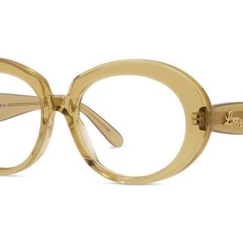 Loewe Curvy Green Oval Eyeglasses ONE SIZE (53) Barna Férfi Dioptriás szemüvegek kép