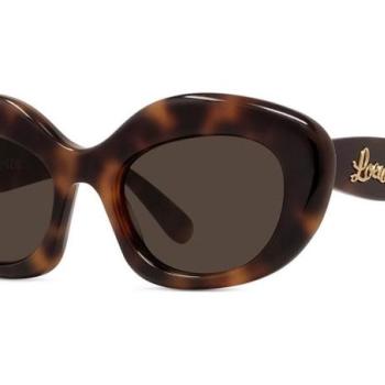 Loewe Curvy Havana Cat Eye Sunglasses ONE SIZE (51) Havana Férfi Napszemüvegek kép