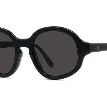 Loewe Slim Black Round Sunglasses ONE SIZE (50) Fekete Unisex Napszemüvegek kép