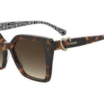 Love Moschino MOL067/S 086/HA ONE SIZE (54) Havana Férfi Napszemüvegek kép