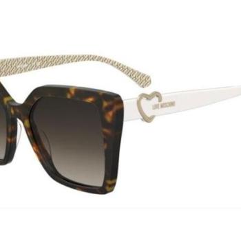 Love Moschino MOL067/S 9VO/HA ONE SIZE (54) Havana Férfi Napszemüvegek kép