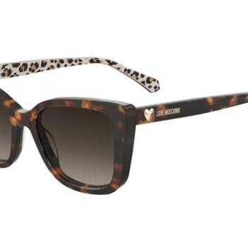 Love Moschino MOL073/S H7P/HA ONE SIZE (54) Havana Férfi Napszemüvegek kép