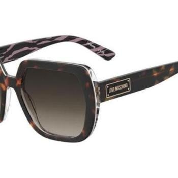 Love Moschino MOL082/S MAP/HA ONE SIZE (56) Havana Férfi Napszemüvegek kép