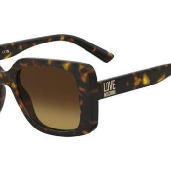 Love Moschino MOL090/S 086/5U ONE SIZE (52) Havana Férfi Napszemüvegek kép