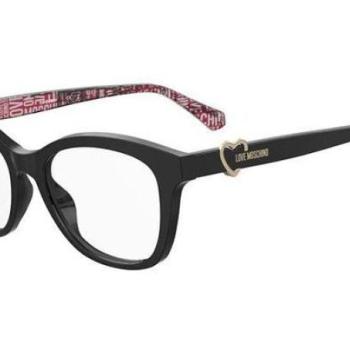 Love Moschino MOL620 807 ONE SIZE (52) Fekete Férfi Dioptriás szemüvegek kép