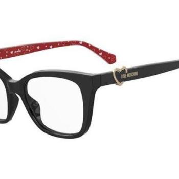 Love Moschino MOL621 807 ONE SIZE (52) Fekete Férfi Dioptriás szemüvegek kép