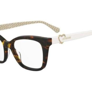 Love Moschino MOL621 9VO ONE SIZE (52) Havana Férfi Dioptriás szemüvegek kép