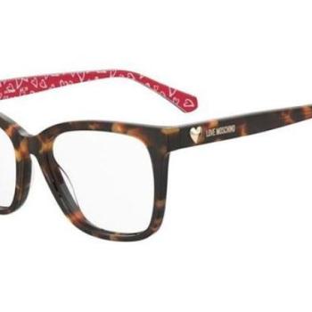 Love Moschino MOL638 2VM ONE SIZE (54) Havana Férfi Dioptriás szemüvegek kép
