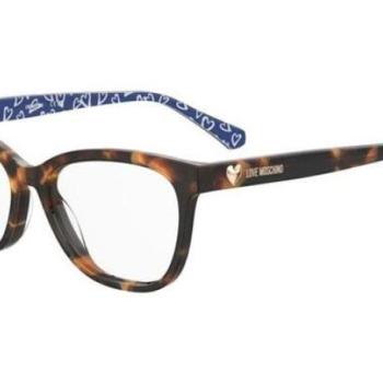 Love Moschino MOL639 2VM ONE SIZE (54) Havana Férfi Dioptriás szemüvegek kép