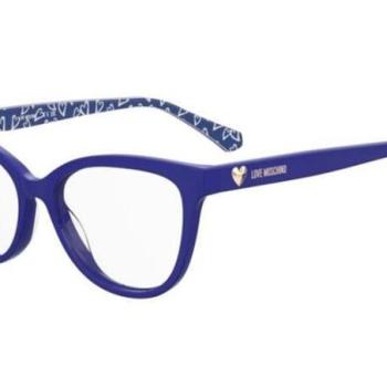 Love Moschino MOL640 S6F ONE SIZE (54) Kék Férfi Dioptriás szemüvegek kép