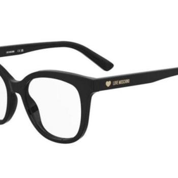 Love Moschino MOL654 807 ONE SIZE (52) Fekete Férfi Dioptriás szemüvegek kép