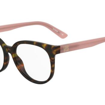 Love Moschino MOL658 086 ONE SIZE (53) Havana Férfi Dioptriás szemüvegek kép