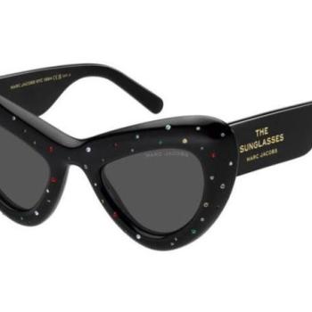 Marc Jacobs MARC798/SSTR 807/IR ONE SIZE (48) Fekete Férfi Napszemüvegek kép