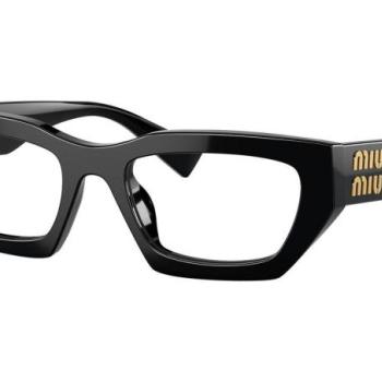 Miu Miu MU03XV 1AB1O1 L (53) Fekete Férfi Dioptriás szemüvegek kép