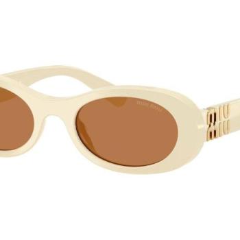 Miu Miu MU06ZS 21D90Q ONE SIZE (50) Fehér Férfi Napszemüvegek kép