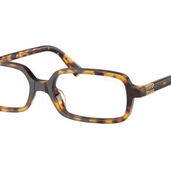 Miu Miu MU11ZS 14L08N blue-light [non-prescription] ONE SIZE (51) Havana Férfi Napszemüvegek kép