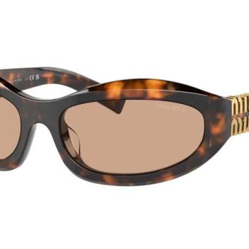 Miu Miu MU14ZS 14L90H ONE SIZE (59) Havana Férfi Napszemüvegek kép