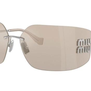 Miu Miu MU54YS 1BC10F ONE SIZE (80) Ezüst Férfi Napszemüvegek kép