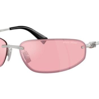 Miu Miu MUA50S 1BC70J ONE SIZE (68) Ezüst Férfi Napszemüvegek kép