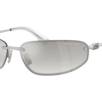 Miu Miu MUA50S 1BC8H1 ONE SIZE (68) Ezüst Férfi Napszemüvegek kép