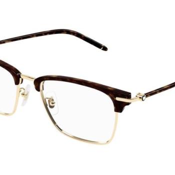 Mont Blanc MB0409O 003 ONE SIZE (52) Havana Női Dioptriás szemüvegek kép