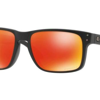 Oakley Holbrook OO9102-E2 PRIZM Ruby M (57) Fekete Női Napszemüvegek kép