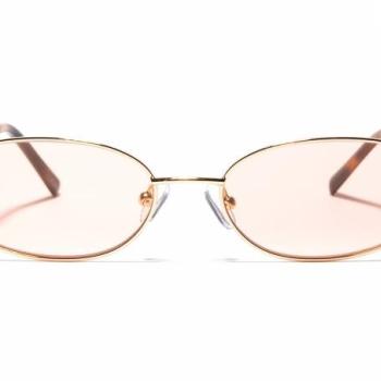 OiO by eyerim Lynx Gold Peach ONE SIZE (55) Arany Unisex Napszemüvegek kép