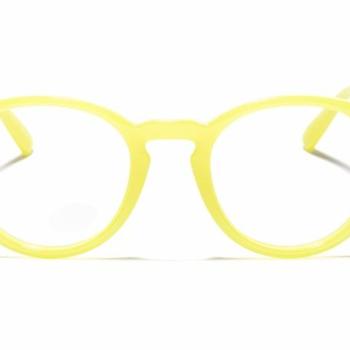 OiO by eyerim Pluto Lime blue-light [non-prescription] ONE SIZE (49) Sárga Unisex Dioptriás szemüvegek kép