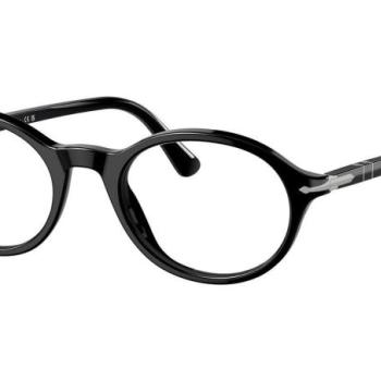 Persol PO3351V 95 M (50) Fekete Unisex Dioptriás szemüvegek kép