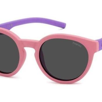 Polaroid Junior PLD8019/S 35J/M9 Polarized ONE SIZE (45) Rózsaszín Gyermek Napszemüvegek kép