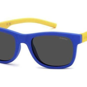 Polaroid Junior PLD8020/S DCD/M9 Polarized ONE SIZE (46) Kék Gyermek Napszemüvegek kép