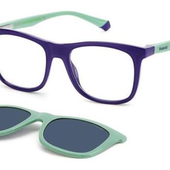 Polaroid Junior PLD8055/CS RNB/C3 Polarized ONE SIZE (46) Lila Gyermek Dioptriás szemüvegek kép