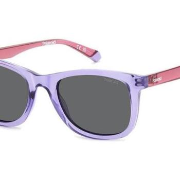 Polaroid Junior PLD8060/S 789/M9 Polarized ONE SIZE (46) Lila Gyermek Napszemüvegek kép