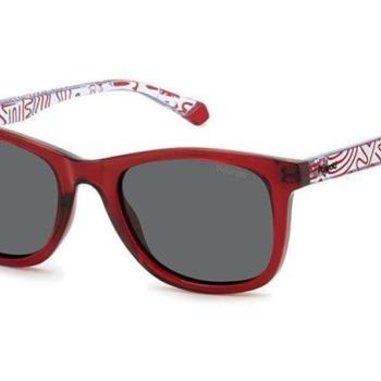 Polaroid Junior PLD8060/S C9A/M9 Polarized ONE SIZE (46) Vörös Gyermek Napszemüvegek kép