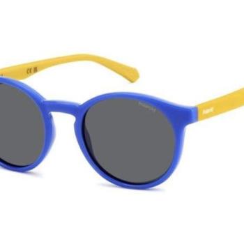 Polaroid Junior PLD8061/S DCD/M9 Polarized ONE SIZE (46) Kék Gyermek Napszemüvegek kép