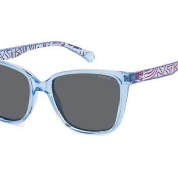 Polaroid Junior PLD8062/S MVU/M9 Polarized ONE SIZE (48) Kék Gyermek Napszemüvegek kép
