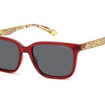 Polaroid Junior PLD8063/S AHY/M9 Polarized ONE SIZE (49) Vörös Gyermek Napszemüvegek kép
