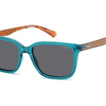 Polaroid Junior PLD8063/S TCF/M9 Polarized ONE SIZE (49) Zöld Gyermek Napszemüvegek kép