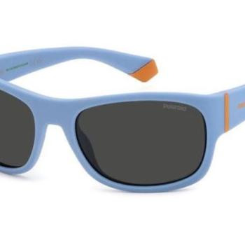 Polaroid Junior PLD8064/S MVU/M9 Polarized ONE SIZE (54) Kék Gyermek Napszemüvegek kép