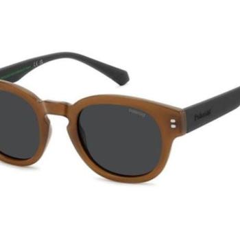 Polaroid Junior PLD8072/S 09Q/M9 Polarized ONE SIZE (47) Barna Gyermek Napszemüvegek kép