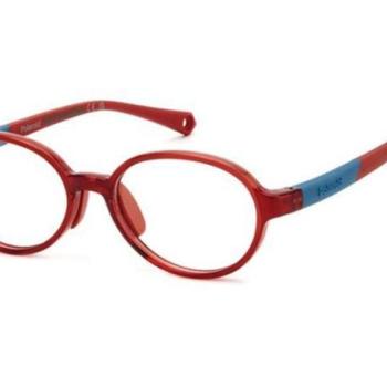 Polaroid Junior PLDD840 C9A ONE SIZE (46) Vörös Gyermek Dioptriás szemüvegek kép