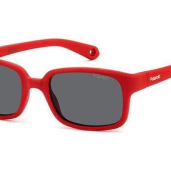 Polaroid Junior PLDK008/S 0Z3/M9 Polarized ONE SIZE (44) Vörös Gyermek Napszemüvegek kép